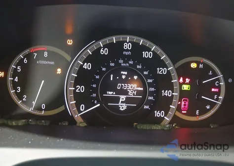 2016 Honda Accord Ex-L V-6 from USA, damaged, VIN 1HGCR3F89GA019153